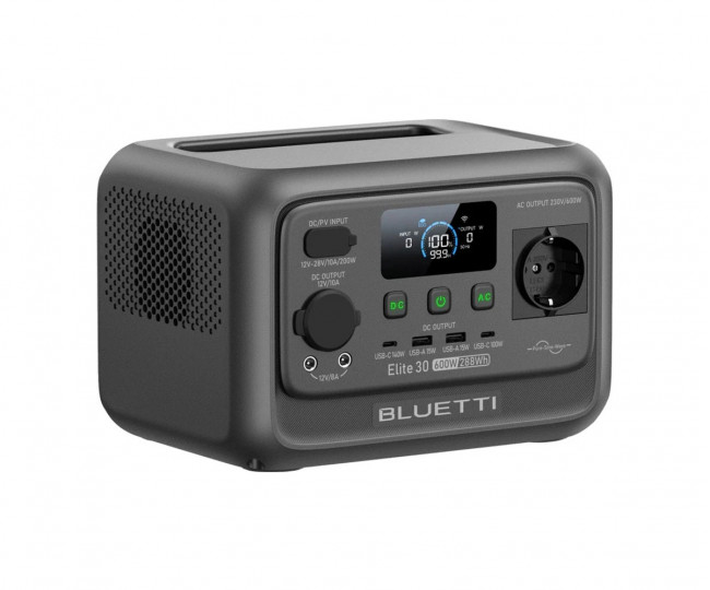 Зарядна станція BLUETTI Elite 30 V2 600W 288Wh (P-EL30V2-EU-GY-BL-010)